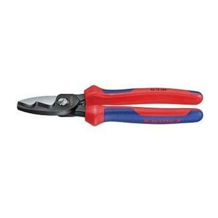 GRIP-ON Cable Shears with Twin Cutting Edge and Multi-Component Grips KNP9512-8